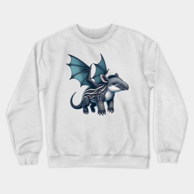 Tapir Dragon Crewneck Sweatshirt by Biothurgy